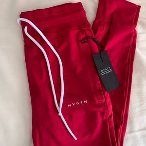 NVGTN Ruby Red Joggers
